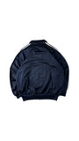 Vintage Adidas Sportjacke 90s Firebird Dunkelblau D6 M-L