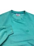 80s Adidas by Ventex Damen Sweater Mit Taschen Made In France Türkis 40 M