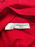 90s Yves Saint Laurent Polo Rot L