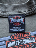 Harley Davidson Shirt 2004 "Blue Springs Missouri" Graugrün L