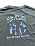 Harley Davidson Shirt 2004 "Blue Springs Missouri" Graugrün L