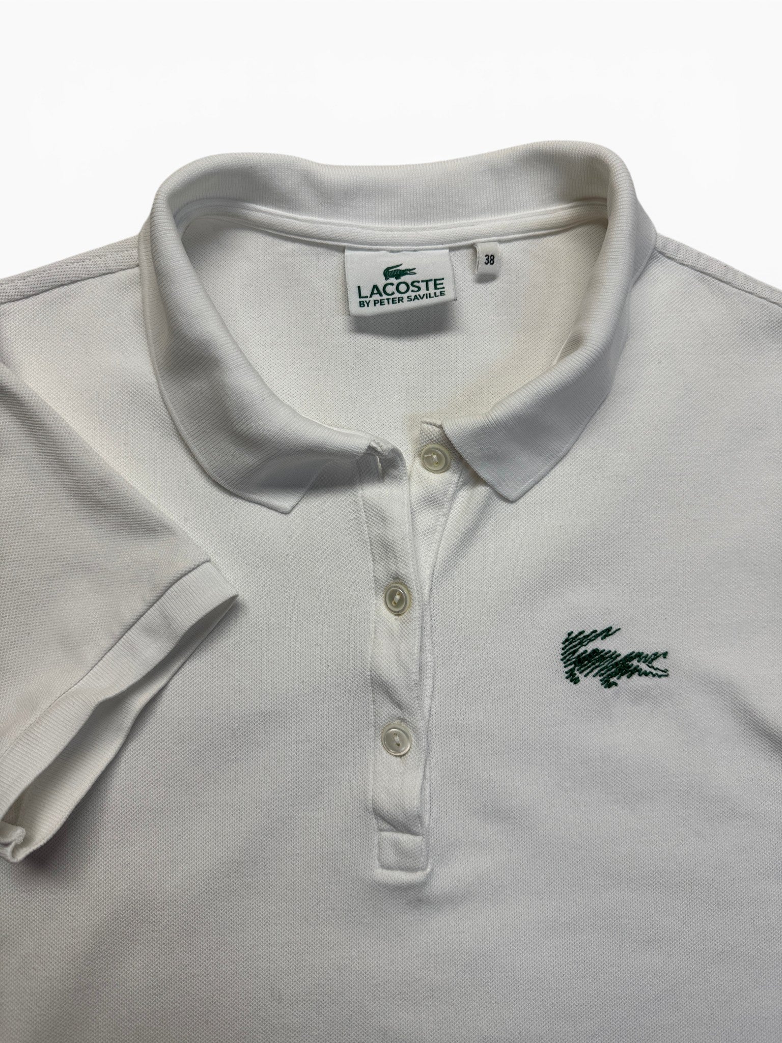 2019 Lacoste X Peter Saville Polo Shirt Weiß 38 M