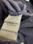 90s Adidas Sweater "Colors of Sport" Dunkelblau/Lila D8 L-XL