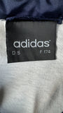 Vintage Adidas Sportjacke 90s Nylon Dunkelblau Weiß D5 M