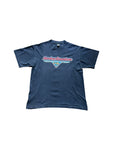 Vintage Harley Davidson Cafe Shirt 90s Single Stitch Made In USA Faded Grau/Schwarz XL