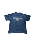 Vintage Harley Davidson Cafe Shirt 90s Single Stitch Made In USA Faded Grau/Schwarz XL