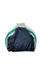 Vintage Adidas Sportjacke 90s Nylon Dunkelblau Weiß D5 M
