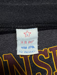 80s Bootleg Lonsdale Raglan Sweater "Mr. President"-Tag Grau S-M