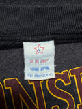 80s Bootleg Lonsdale Raglan Sweater "Mr. President"-Tag Grau S-M