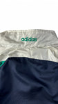 Vintage Adidas Sportjacke 90s Nylon Dunkelblau Weiß D5 M