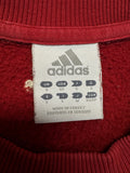 2003 Adidas Sweater Spellout Bestickt Rot S