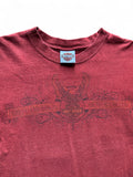 Harley Davidson Shirt 00s Hamburg Nord Made In USA Rot S