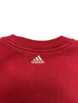2003 Adidas Sweater Spellout Bestickt Rot S