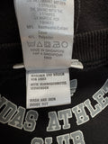 90s Adidas Sweater "AAC" Bestickt Boxy Made In Singapore Schwarz L