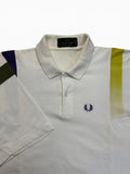 80s Fred Perry Polo Shirt Tennis Made In England Weiß XL