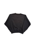 90s Adidas Sweater "AAC" Bestickt Boxy Made In Singapore Schwarz L