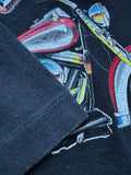 Vintage Harley Davidson Cafe Shirt 90s Single Stitch Made In USA Schwarz XXL