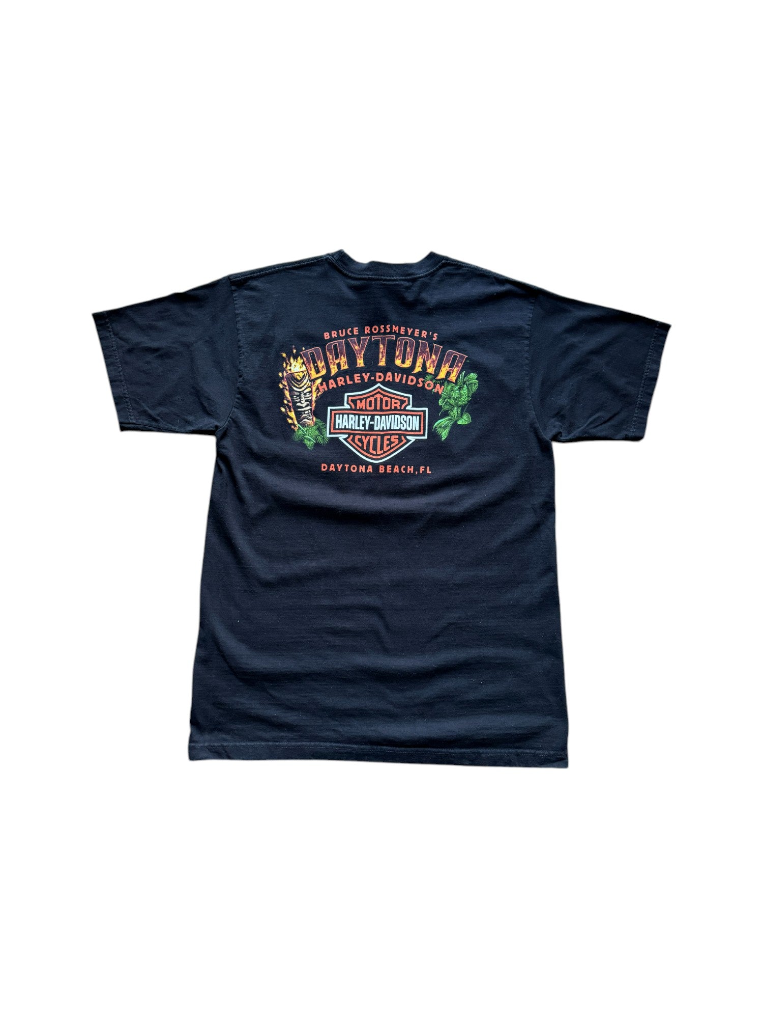 Harley Davidson Shirt 2007 "Daytona Beach-Florida" Made In USA Schwarz XL - RareRags