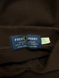 80s Fred Perry Polo Shirt Made In United Kingdom Braun XS-S