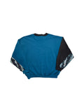 90s Adidas Sweater Blau Schwarz M-L