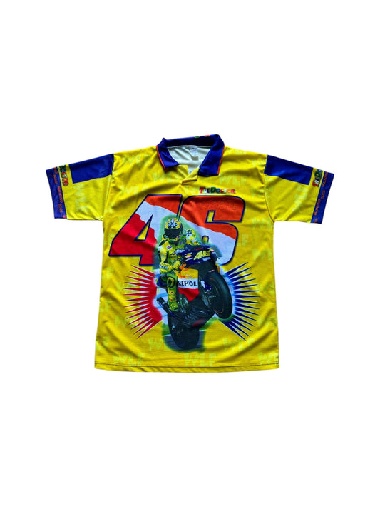 Vintage Jersey 90s Valentino Rossi Made In Italy Gelb XL