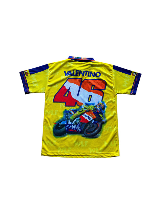 Vintage Jersey 90s Valentino Rossi Made In Italy Gelb XL