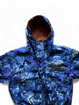 Vintage Yamaha Jacke 90s Made In Japan Abstract Pattern Blau M-L