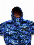Vintage Yamaha Jacke 90s Made In Japan Abstract Pattern Blau M-L