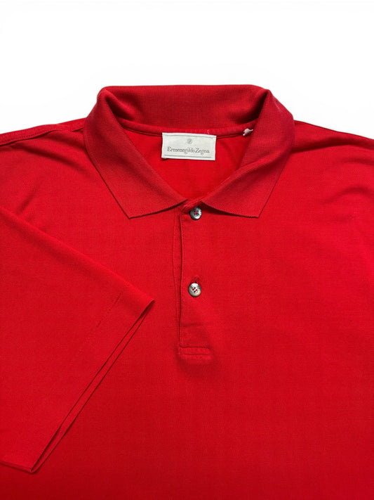 Ermenegildo Zegna Polo Shirt Basic Rot XL-XXL