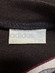 90s Adidas Sweater Colorblocked Boxy Schwarz Weiß Rot L