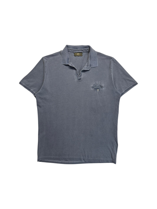 90s Iceberg Polo Shirt Pink Panther Grau L