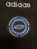90s Adidas Sweater "Sitor" Saller Patches Schwarz Blau M