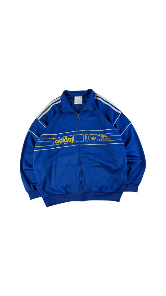 Vintage Adidas Sportjacke 90s Made In Bulgaria Blau D8 L-XL