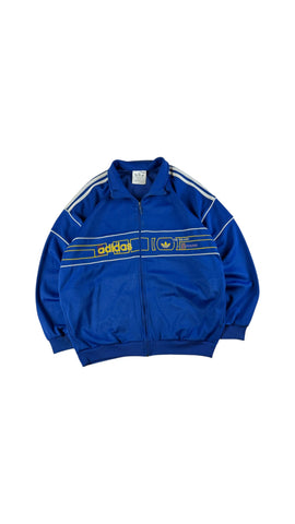 Vintage Adidas Sportjacke 90s Made In Bulgaria Blau D8 L-XL