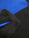 90s Adidas Sweater "Sitor" Saller Patches Schwarz Blau M