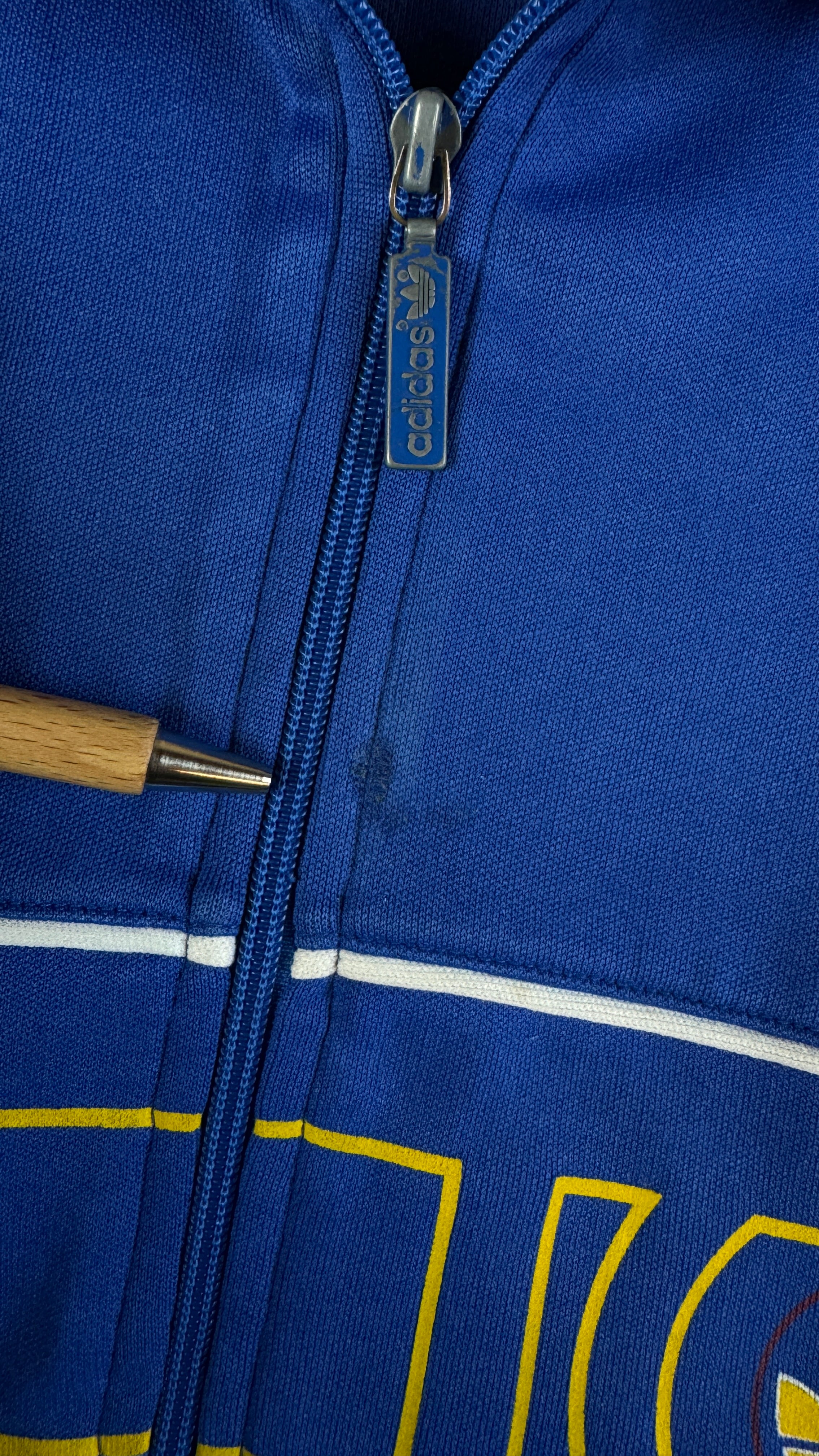Vintage Adidas Sportjacke 90s Made In Bulgaria Blau D8 L-XL