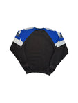 90s Adidas Sweater "Sitor" Saller Patches Schwarz Blau M