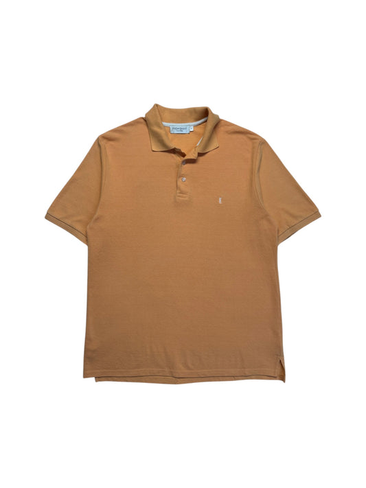 90s Yves Saint Laurent Polo Shirt Basic Ocker XL