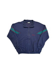 90s Adidas Full Zip Sweater Dunkelblau XL-XXL