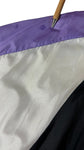 Vintage Adidas Sportjacke 90s "Team" Nylon Schwarz Lila D9 XL-XXL