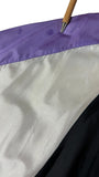 Vintage Adidas Sportjacke 90s "Team" Nylon Schwarz Lila D9 XL-XXL