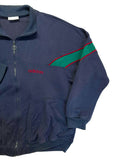 90s Adidas Full Zip Sweater Dunkelblau XL-XXL