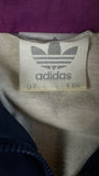 Vintage Adidas Sportjacke 90s Tactel Textile Fibre Schwarz Lila D7 L