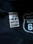Vintage Good Shirts Longsleeve 1994 Route 66 "Get your kick" Made in USA Single Stitch Schwarz L