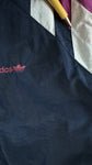 Vintage Adidas Sportjacke 90s Tactel Textile Fibre Schwarz Lila D7 L