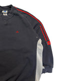 2000 Adidas Sweater Mit Kordelzug Grau M