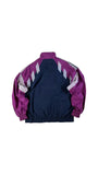 Vintage Adidas Sportjacke 90s Tactel Textile Fibre Schwarz Lila D7 L