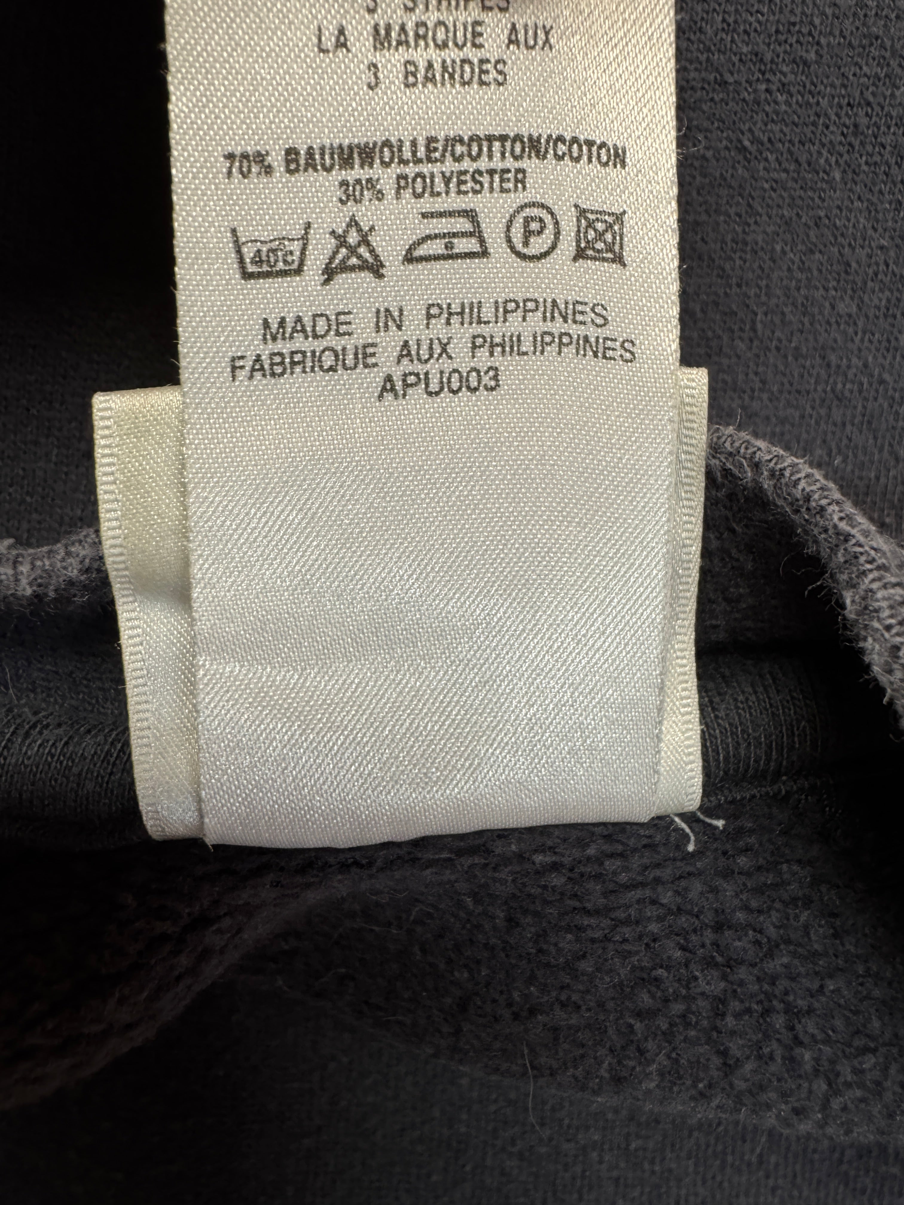 2000 Adidas Sweater Mit Kordelzug Grau M