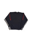 2000 Adidas Sweater Mit Kordelzug Grau M