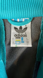 Vintage Adidas Sportjacke 80s Blau Türkis D5 M